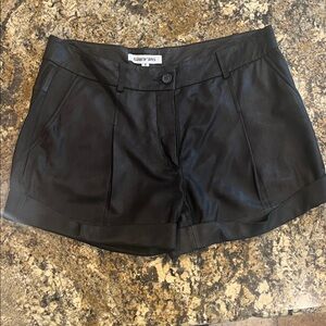 Elizabeth and James real leather shorts.